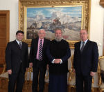 Встреча «Yianel» с Ахриепископом Кипра Хрисостомом I